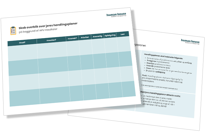 APV handlingsplan skema