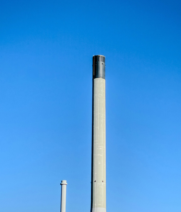 Industriventilation skorstene