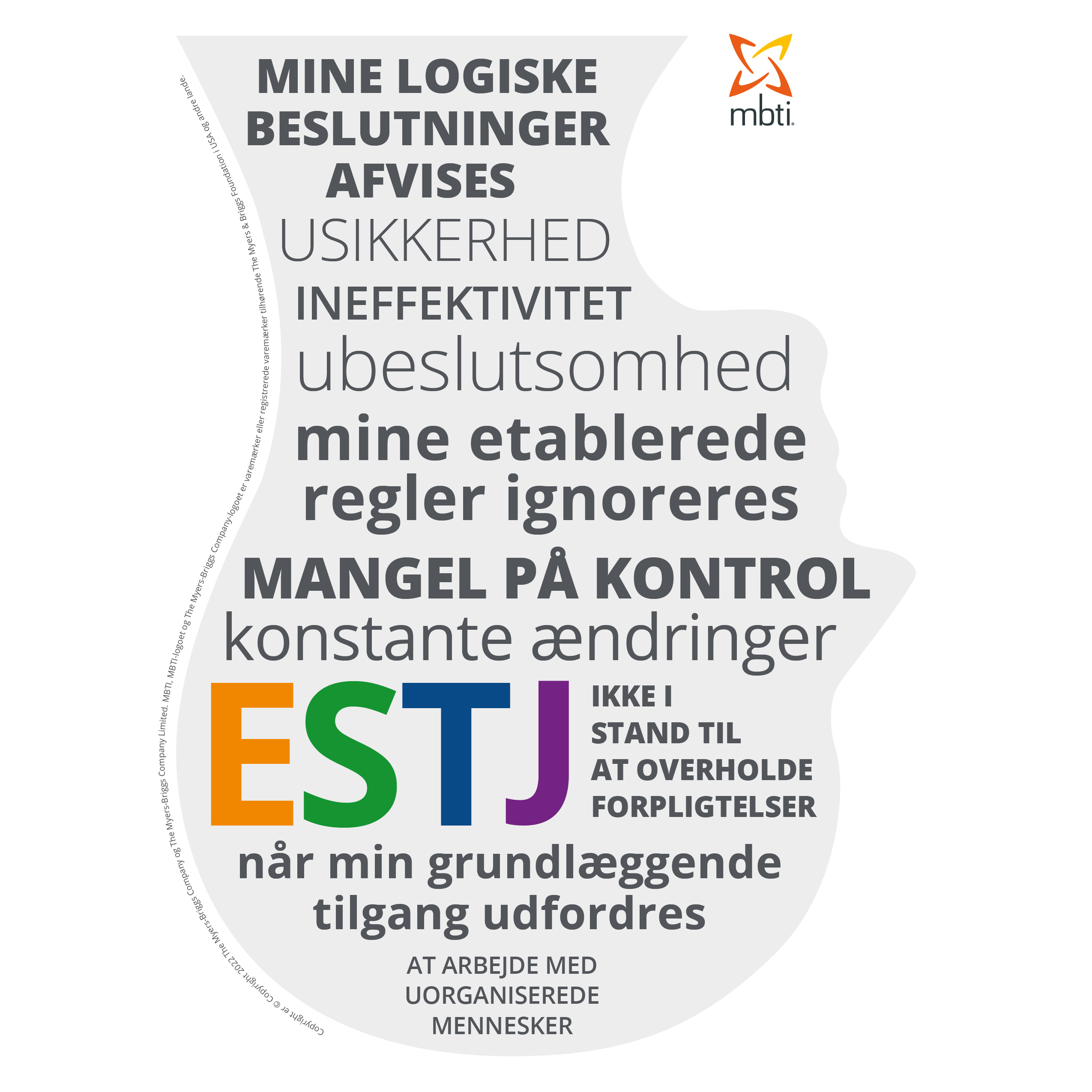 ESTJ stresshoved dansk fullres ESTJ stresshoved på dansk MBTI®